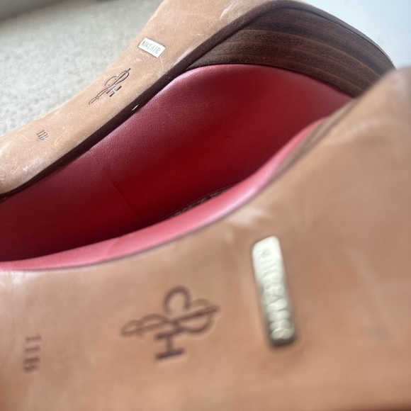 Cole Haan Coral Peep-Toe Heels